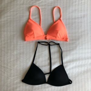 BUNDLE: SWIM TOPS Victoria Secret Pink + Hollister
